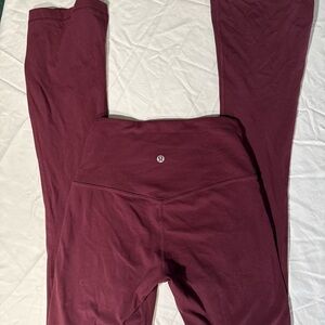 Burgundy Leggings And Top Set Size 2